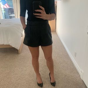 Zara Leather Shorts
